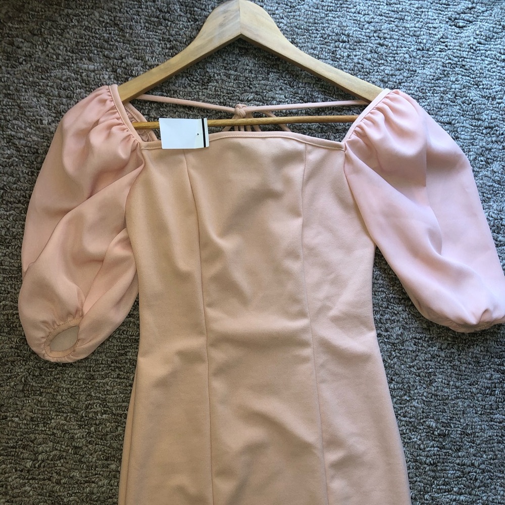 Baby pink dress